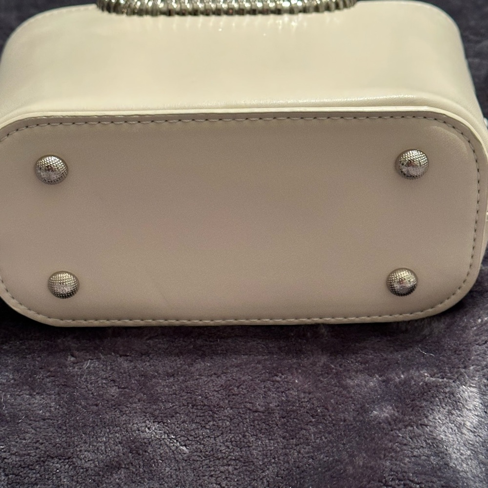 COPY - Urban Expressions Ivory- Alina Handbag with Silver with rhinestone Accen… - Picture 10 of 12